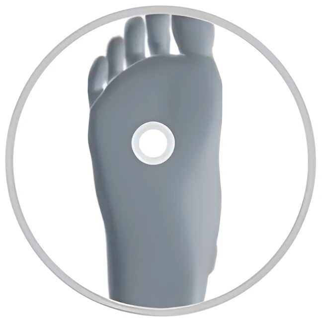IceWave — Paso 1: planta de los pies