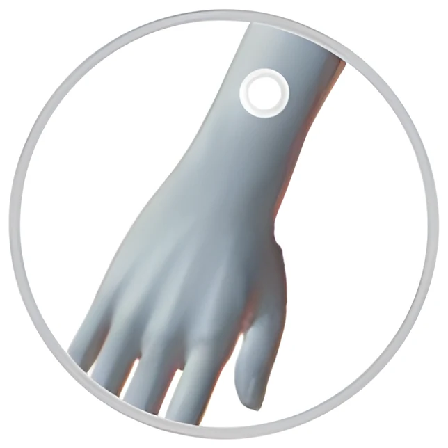 IceWave — Paso 3: dorso del antebrazo