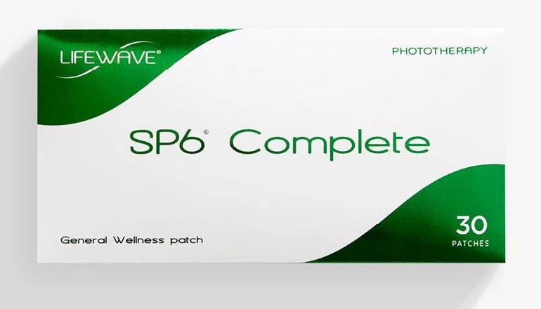 Caja del parche LifeWave SP6 Complete de fototerapia