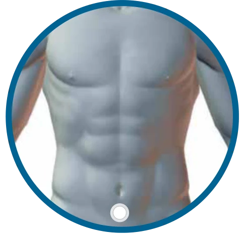 Dónde se coloca el parche X39: en el abdomen, sobre la línea media, por debajo del ombligo